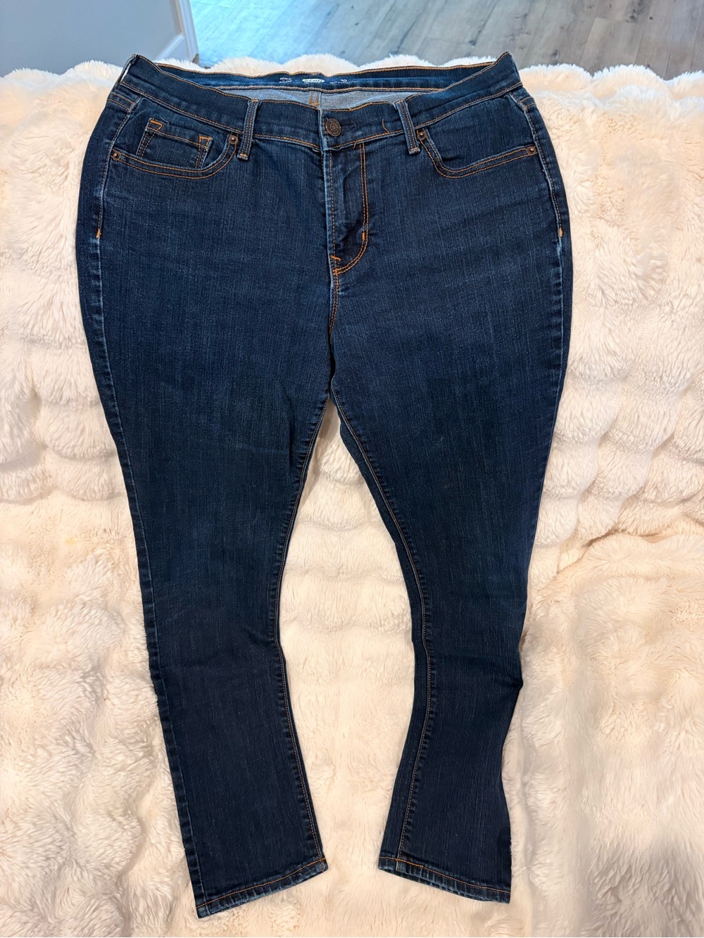 Old Nacy Classic Women's Dark Blue Skinny Jeans